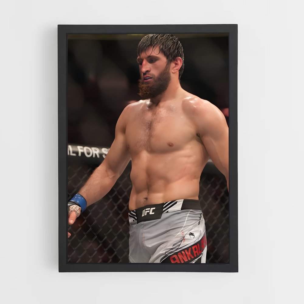 Poster L'Ascension d'Ankalaev – affiche MMA (vue 2)